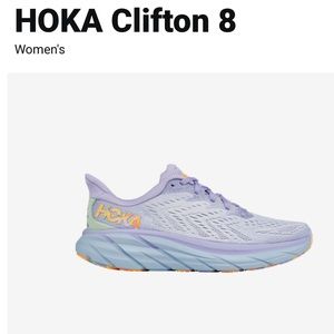 Hoka Clifton 8 Women’s 8.5 Baby Lavender/ Smoke Green